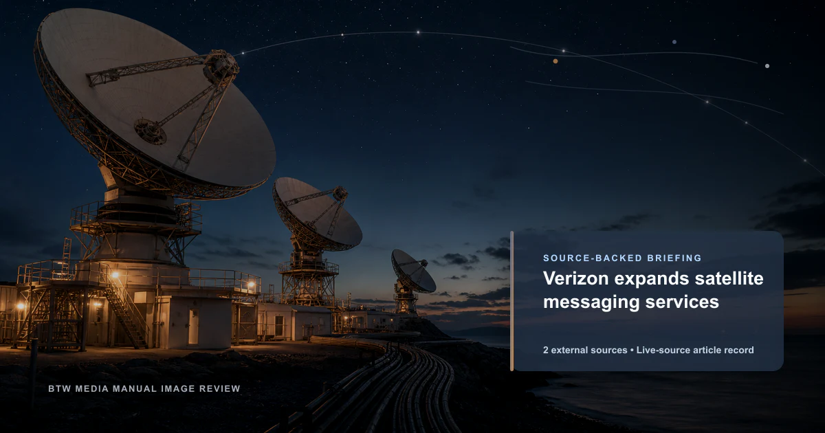 Verizon étend ses services de messagerie par satellite
