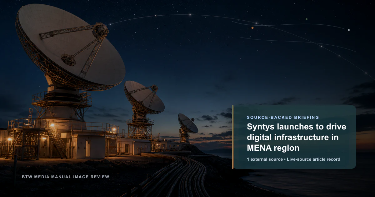 Syntys stimule l'infrastructure numérique dans la région MENA