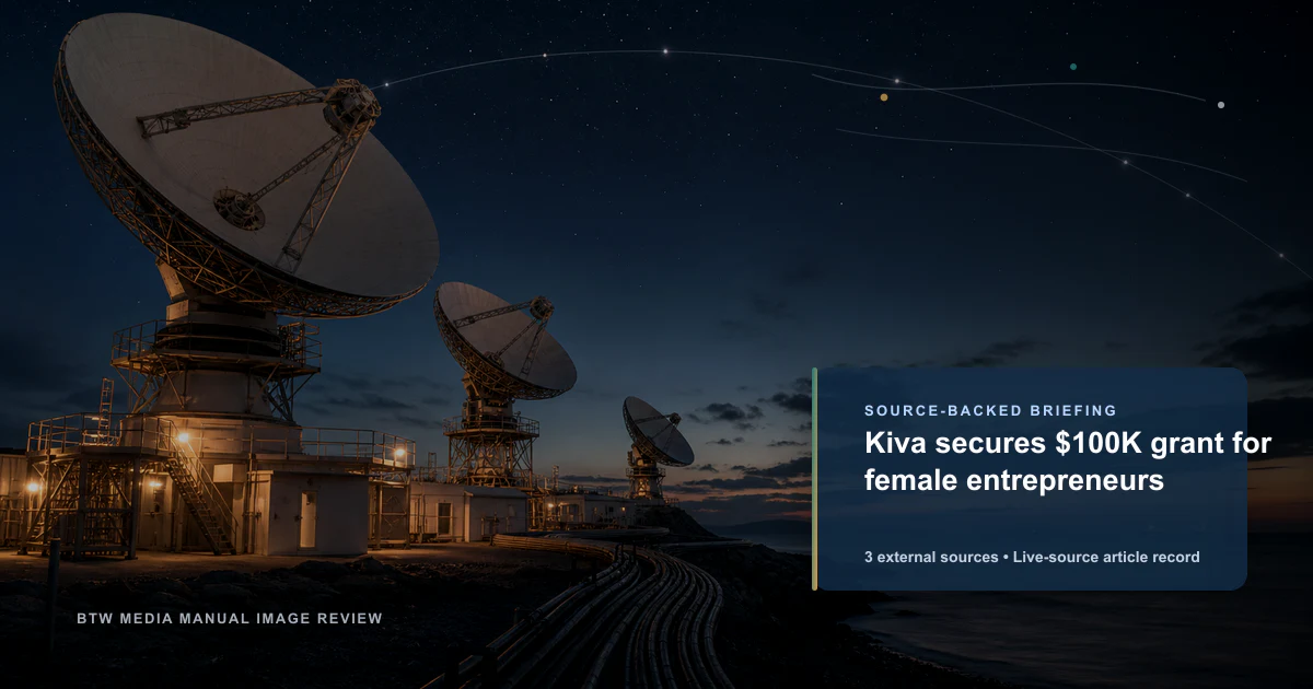 Kiva 获得 10 万美元资助助力女性企业家