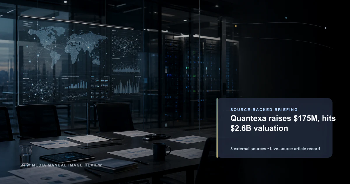 Quantexa lève 175 millions de dollars, valorisation à 2,6 milliards