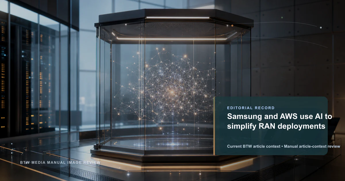 Samsung et AWS utilisent l'IA pour simplifier les déploiements RAN