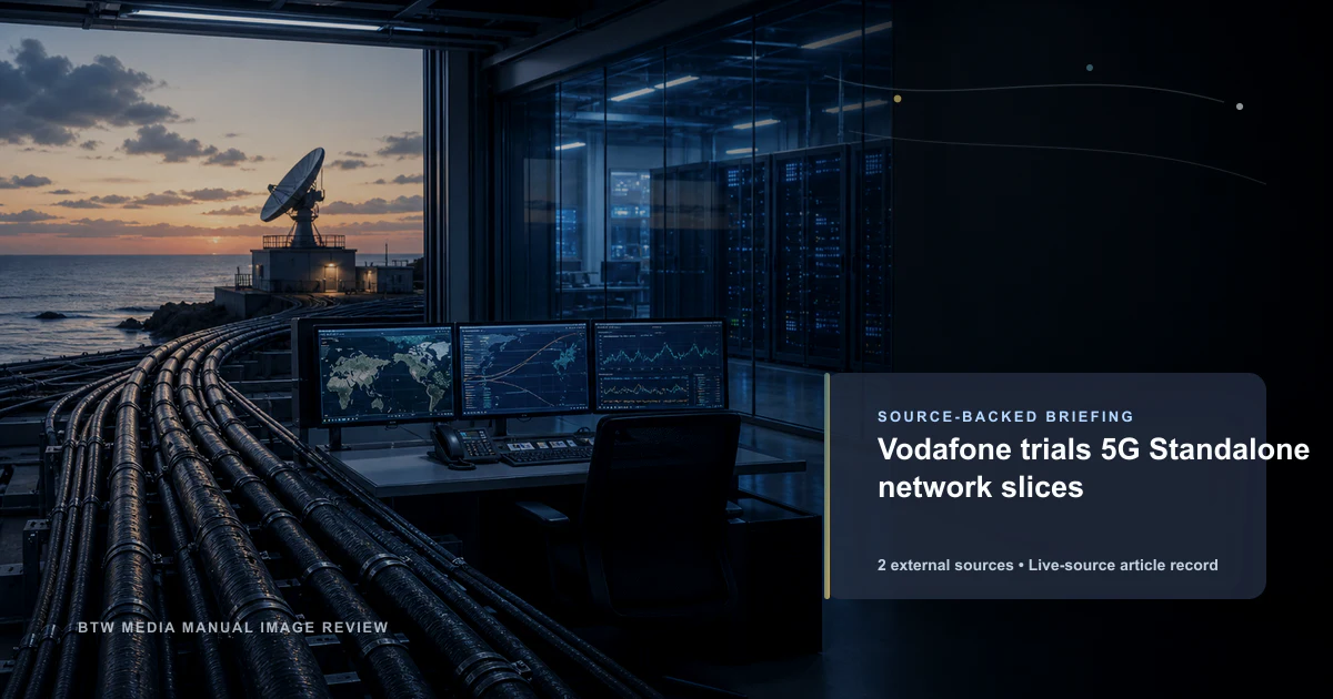 Vodafone teste le découpage de réseau 5G Standalone