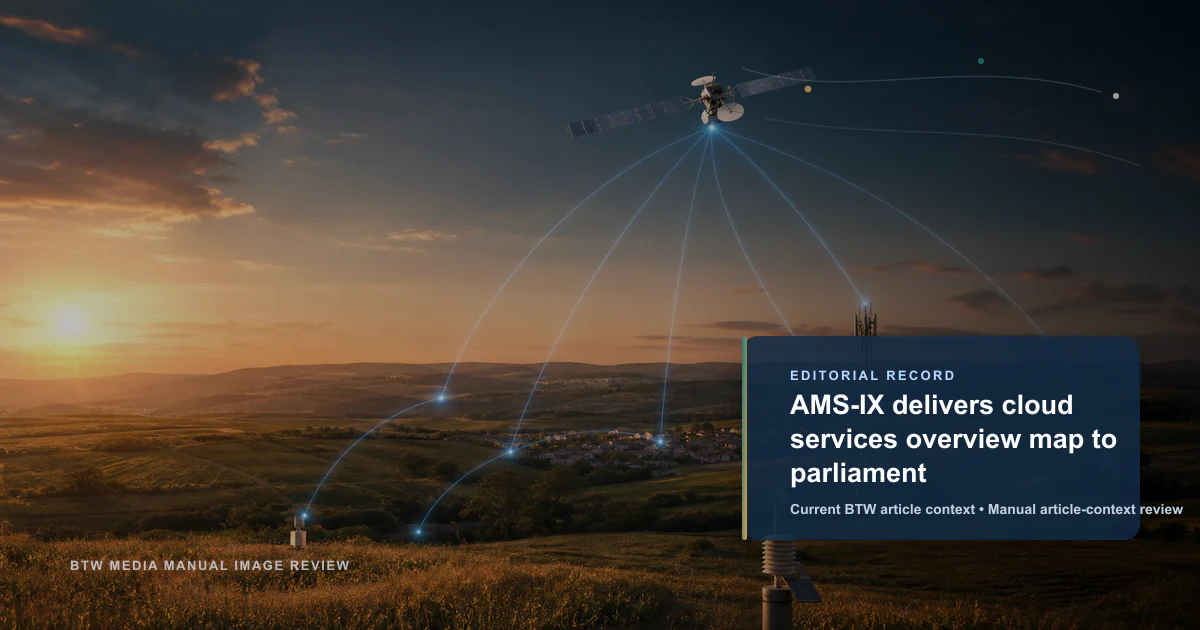AMS-IX 向议会提交云服务概览图