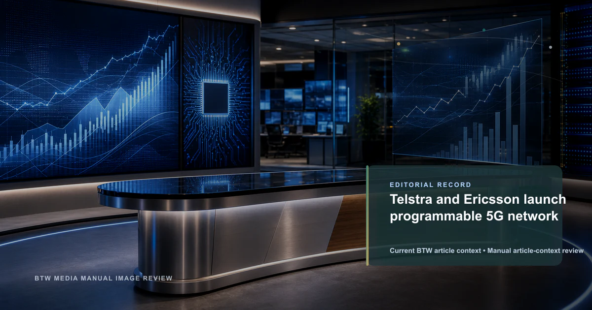 Telstra 与爱立信推出可编程 5G 网络