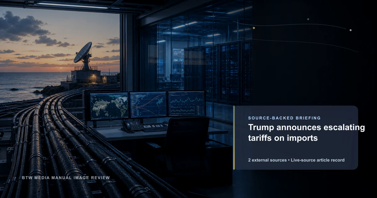Trump annonce une escalade des droits de douane