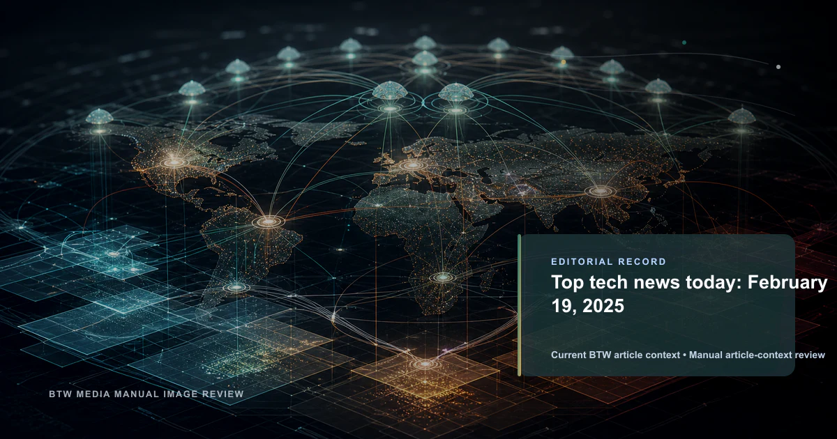 Les actualités technologiques du 19 février 2025