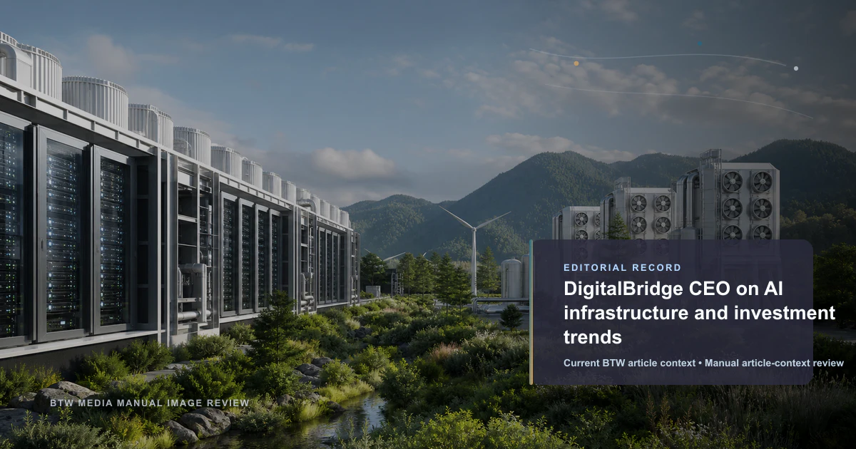 DigitalBridge CEO on AI infrastructure and investment trends