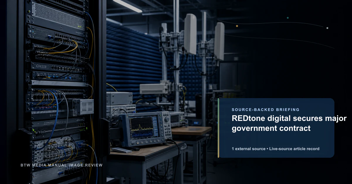 REDtone digital remporte un contrat gouvernemental majeur