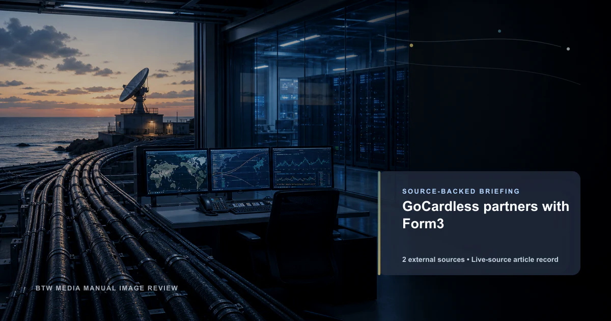 GoCardless partners with Form3 source-backed briefing visual