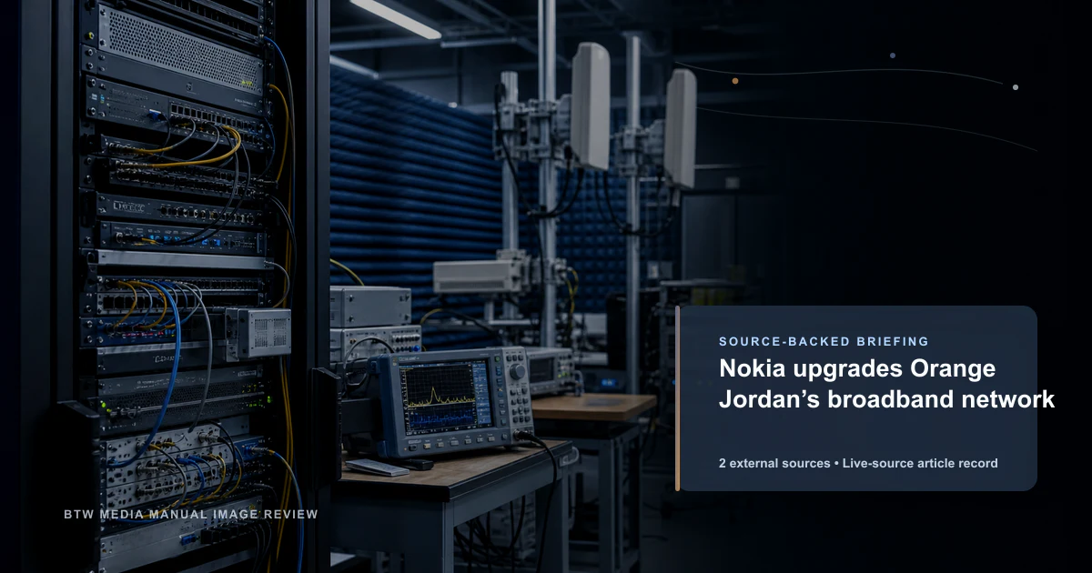 Nokia modernise le réseau haut débit d’Orange Jordan