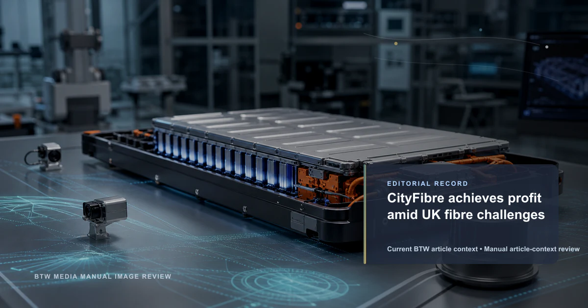CityFibre 在英国光纤挑战中实现盈利