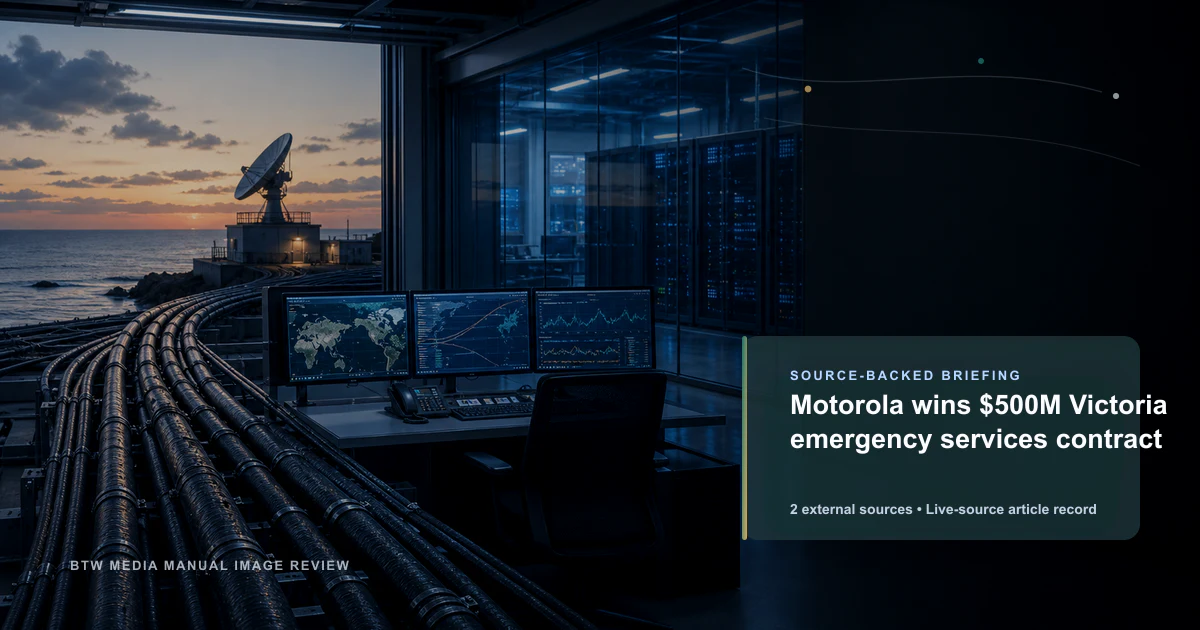 Motorola remporte un contrat de 500 M$ pour les services d'urgence de Victoria