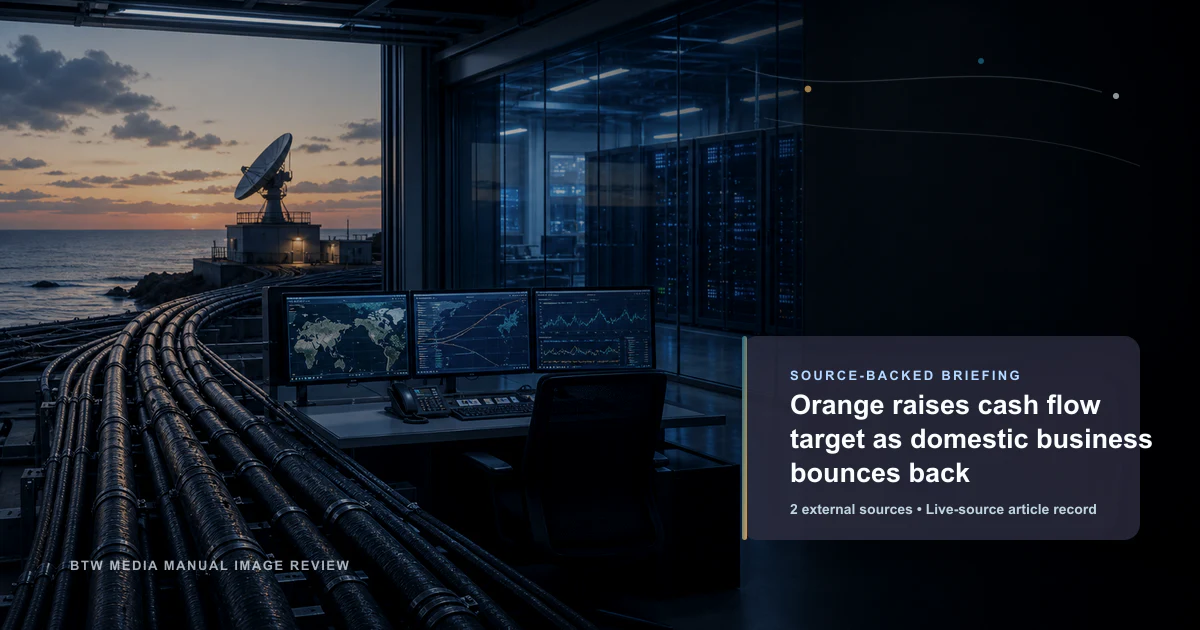 Orange relève son objectif de trésorerie alors que son activité nationale rebondit