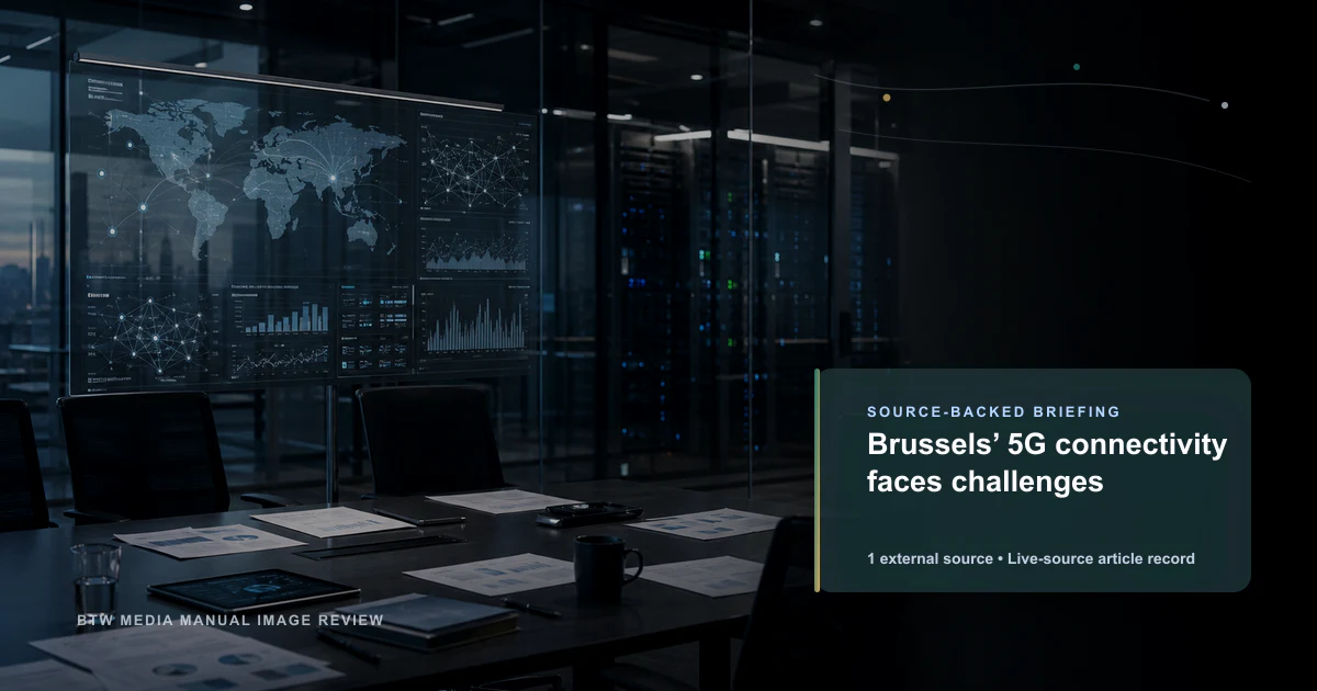La connectivité 5G à Bruxelles confrontée à des défis