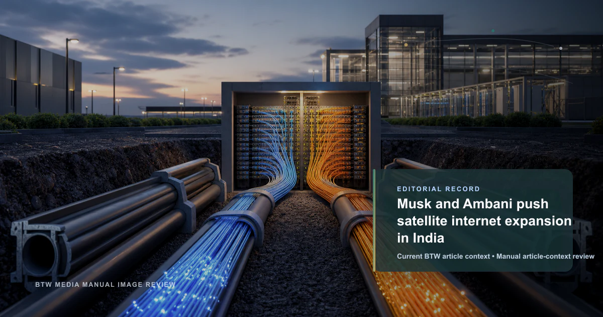 Musk et Ambani poussent l'expansion de l'internet par satellite en Inde