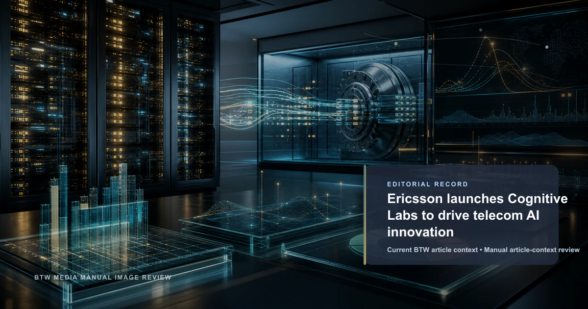 Ericsson 推出 Cognitive Labs 推动电信 AI 创新