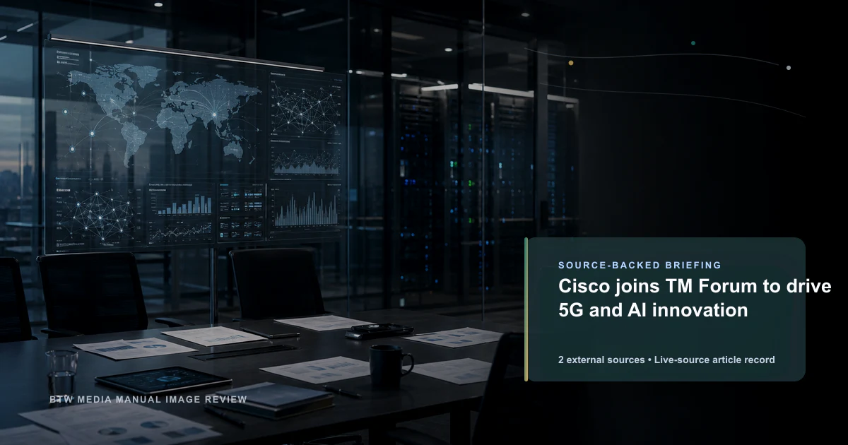 Cisco se une a TM Forum para impulsar la innovación en 5G e IA