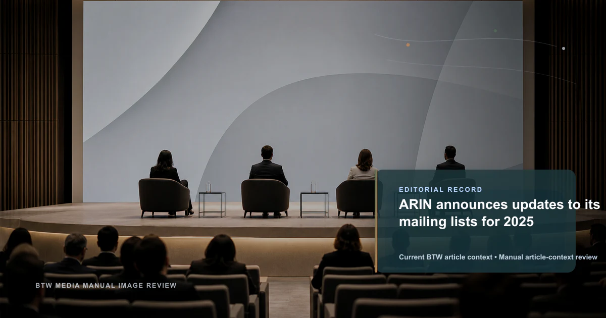 ARIN annonce des mises à jour de ses listes de diffusion pour 2025