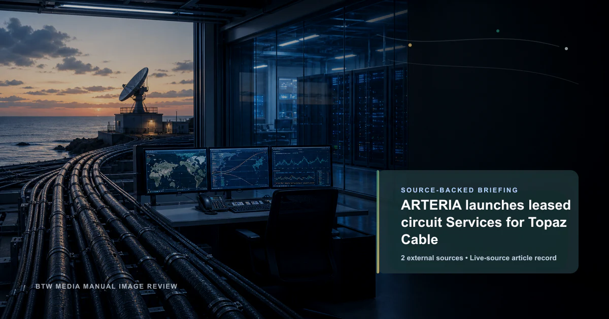 ARTERIA lance des services de circuits loués pour le câble Topaz