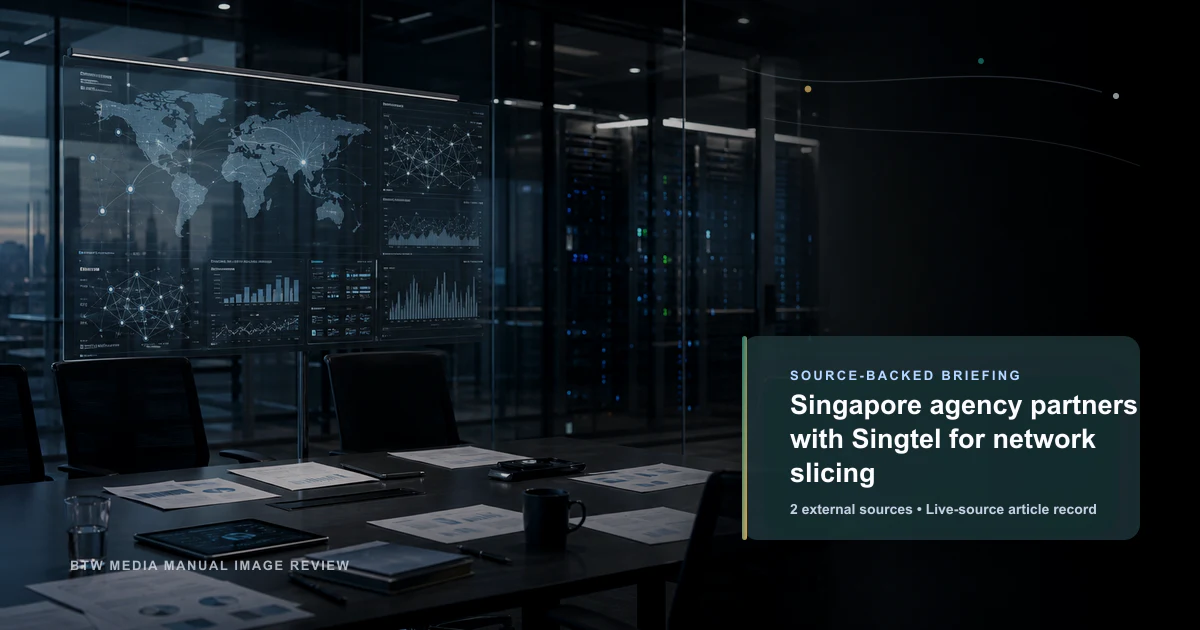 新加坡国防机构与 Singtel 合作部署网络切片技术