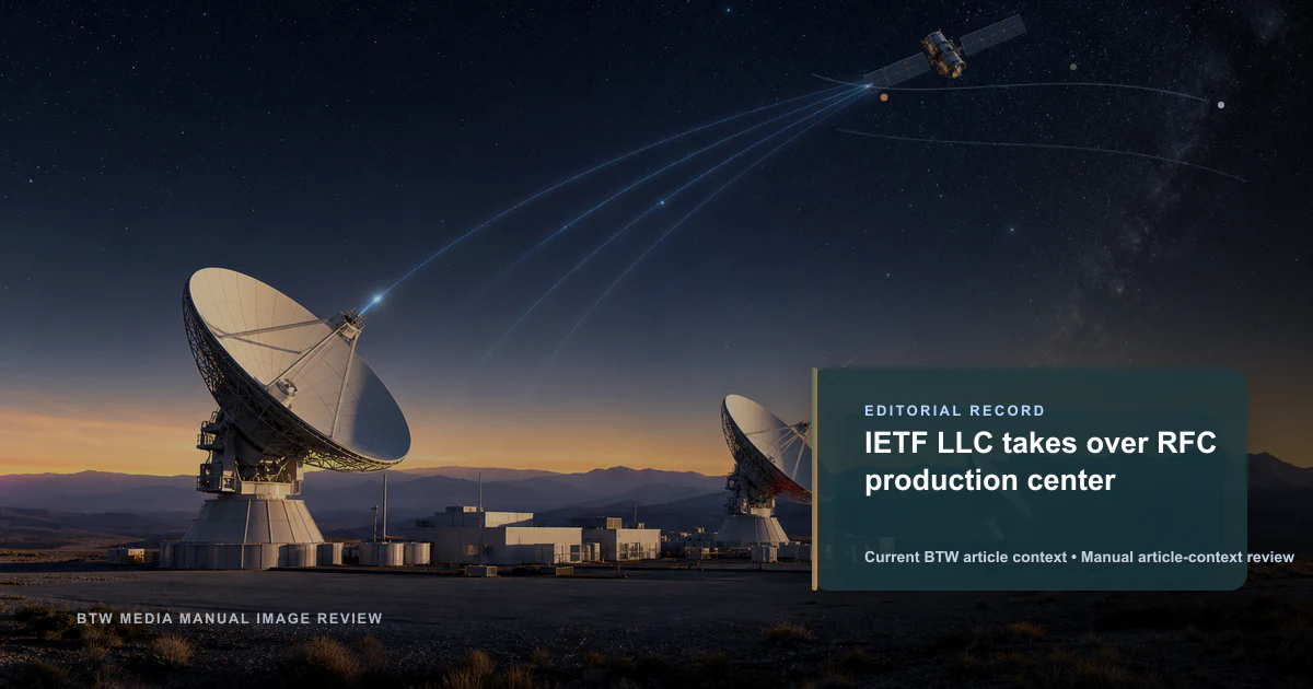 L'IETF LLC reprend le centre de production RFC