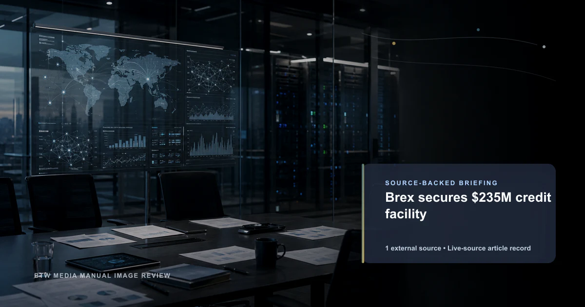 Brex 获得 2.35 亿美元信贷额度