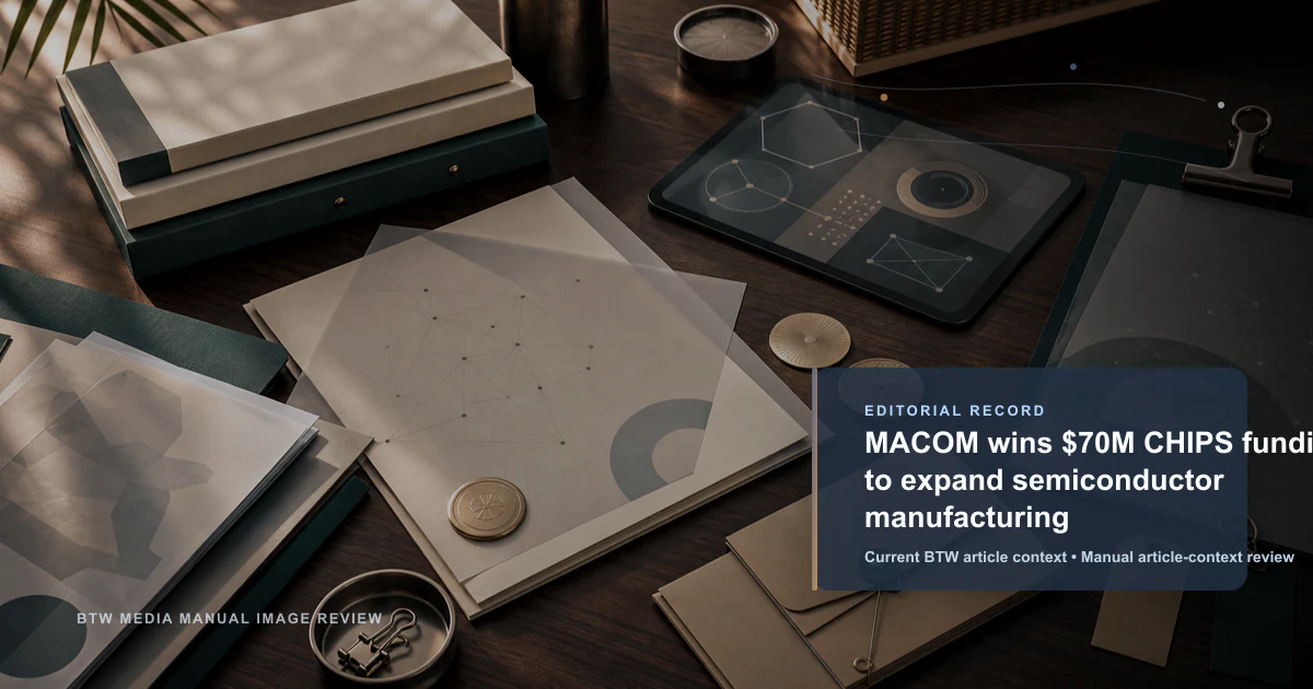 MACOM reçoit 70 M$ du CHIPS Act pour sa production de semi-conducteurs