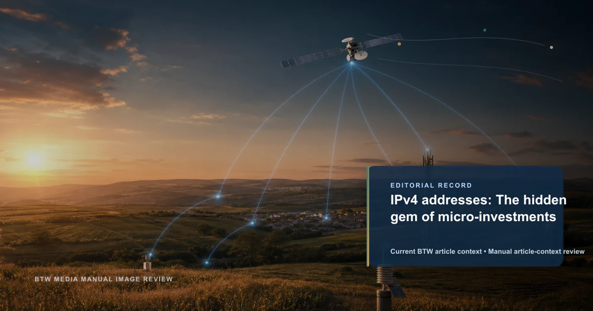 IPv4 addresses: The hidden gem of micro-investments