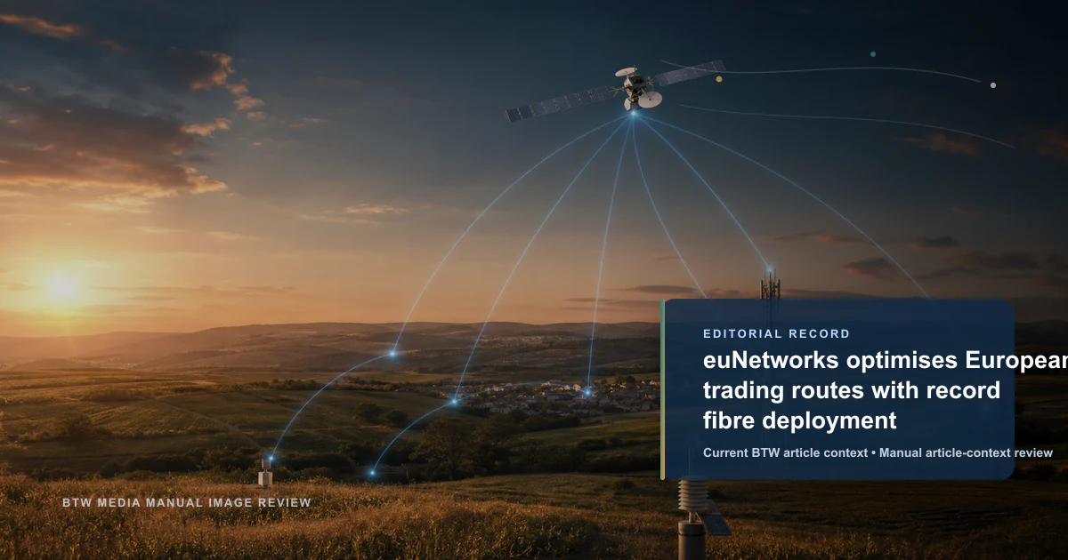 euNetworks optimises European trading routes with record fibre deployment