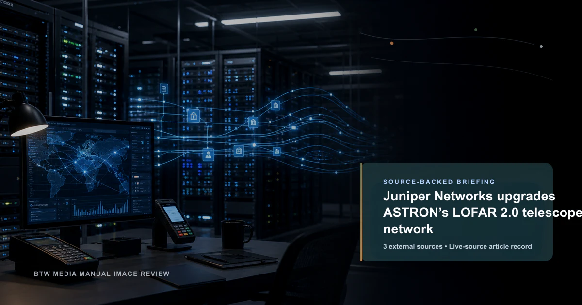 Juniper Networks mejora la red del telescopio LOFAR 2.0 de ASTRON