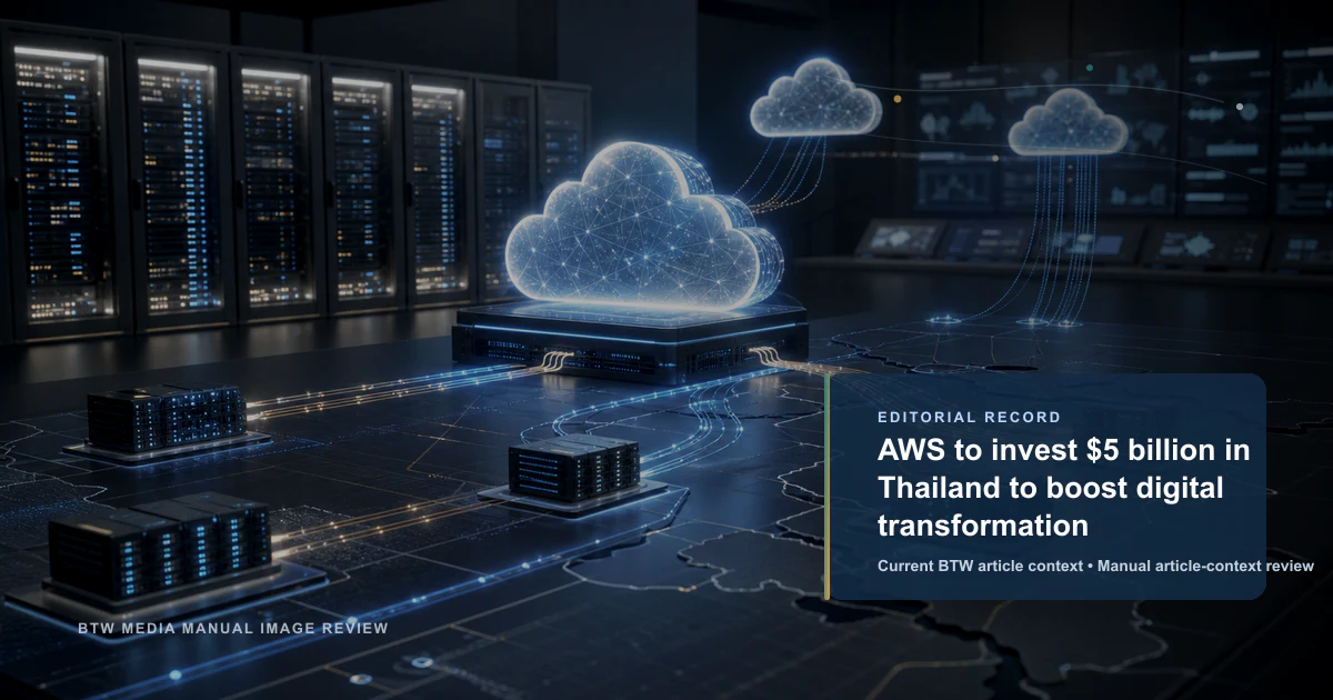 AWS va investir 5 milliards de dollars en Thaïlande pour stimuler la transformation numérique