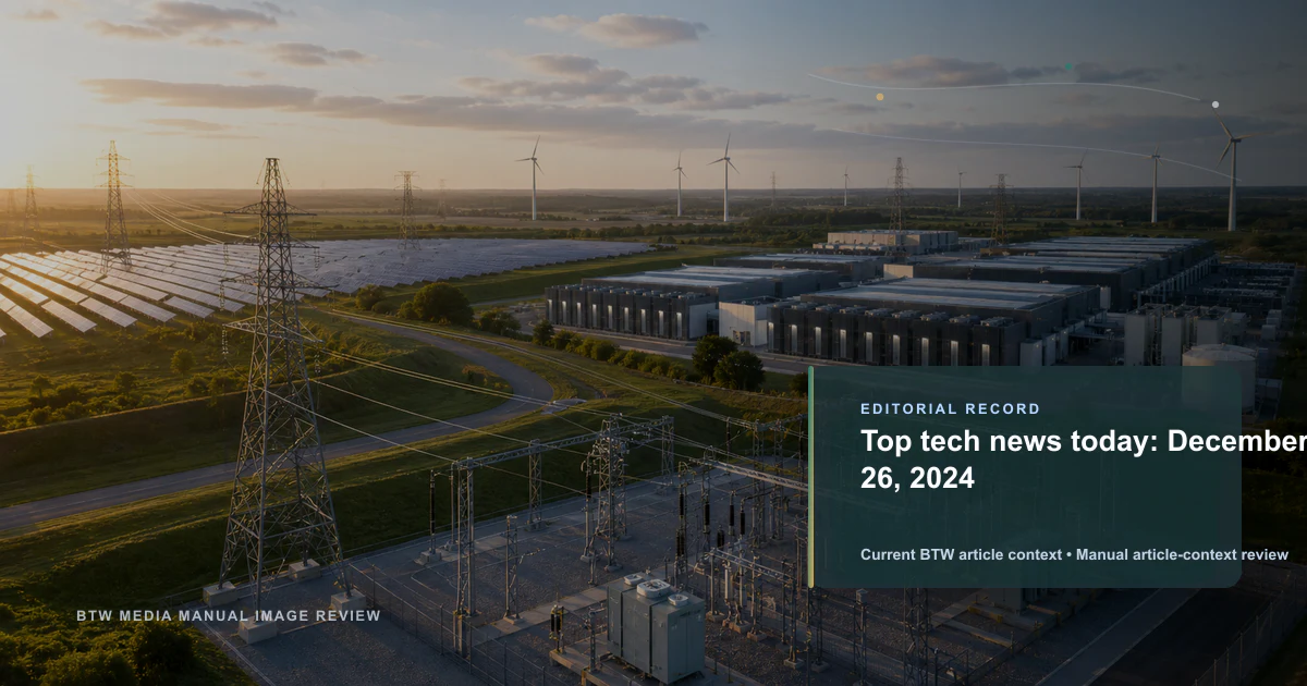 Actualités tech du jour: 26 décembre 2024
