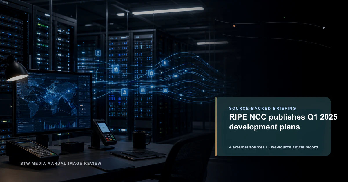RIPE NCC publie ses plans de développement du T1 2025