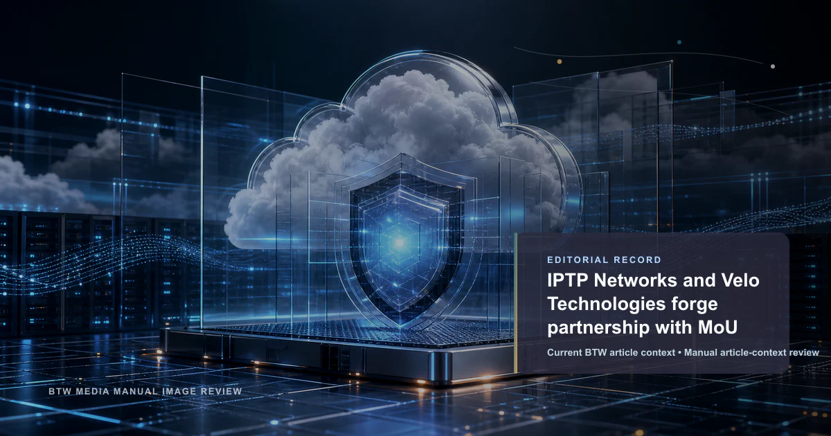IPTP Networks et Velo Technologies forgent un partenariat avec un MoU