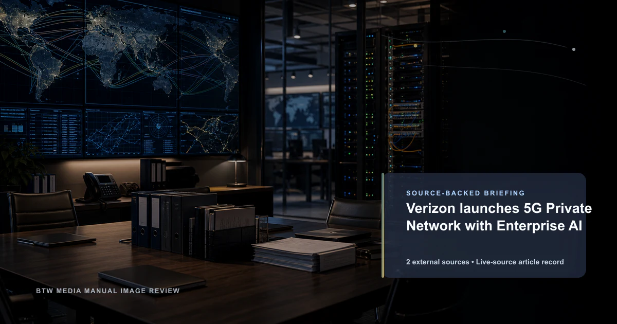 Verizon lance un réseau privé 5G avec Enterprise AI