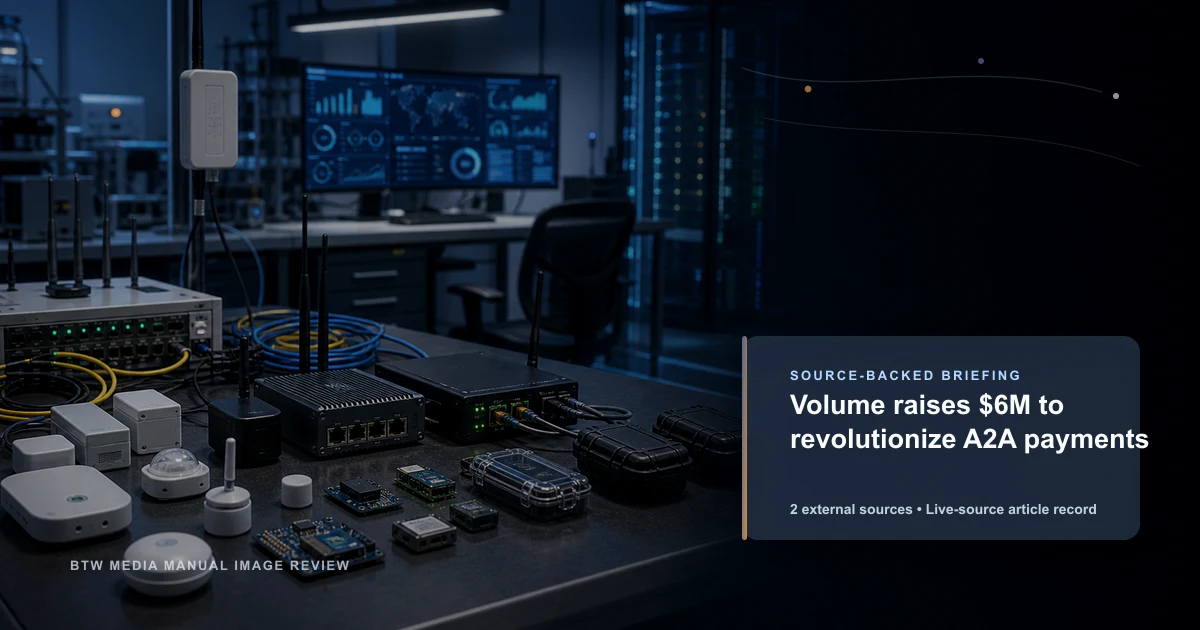 Volume recauda $6M para revolucionar los pagos A2A
