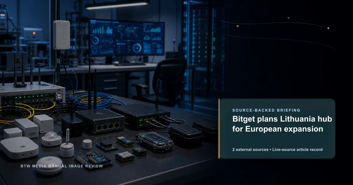 Bitget planea centro en Lituania para su expansión europea