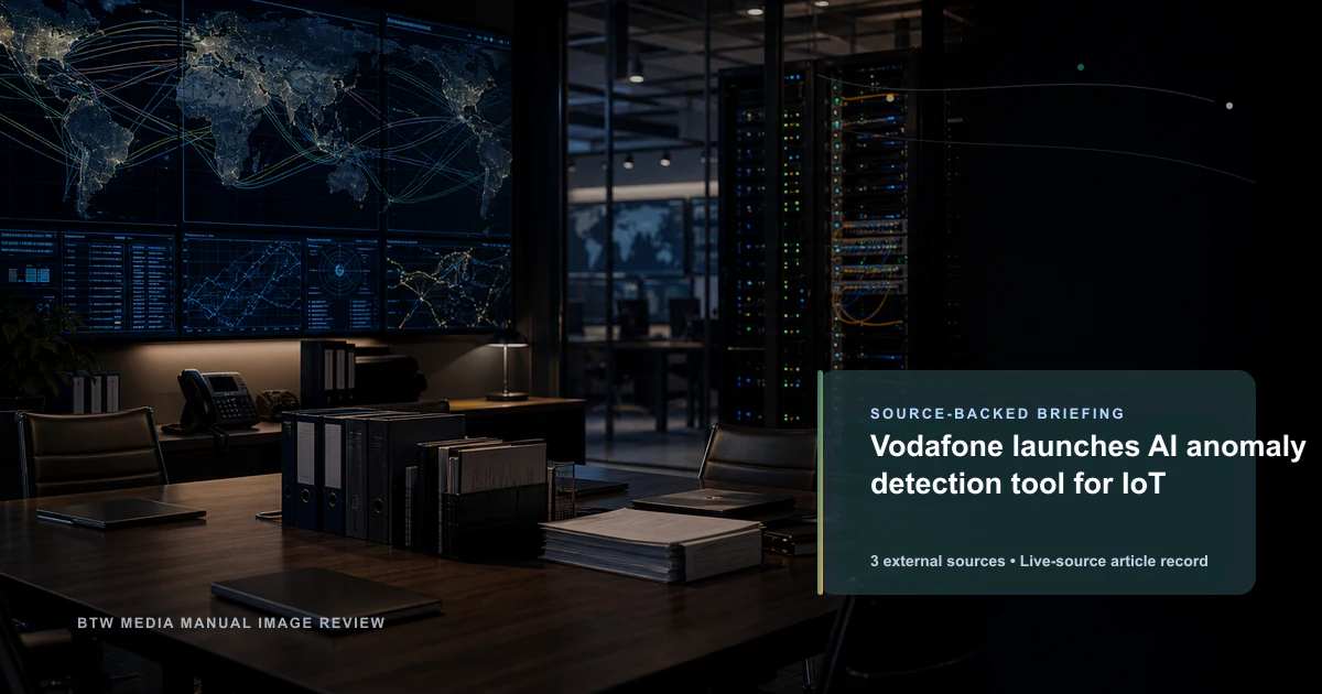 Vodafone lance un outil de détection d'anomalies par IA pour l'IoT