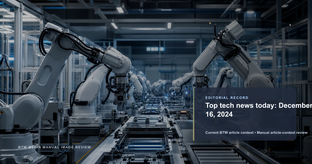 Actualités tech du 16 décembre 2024