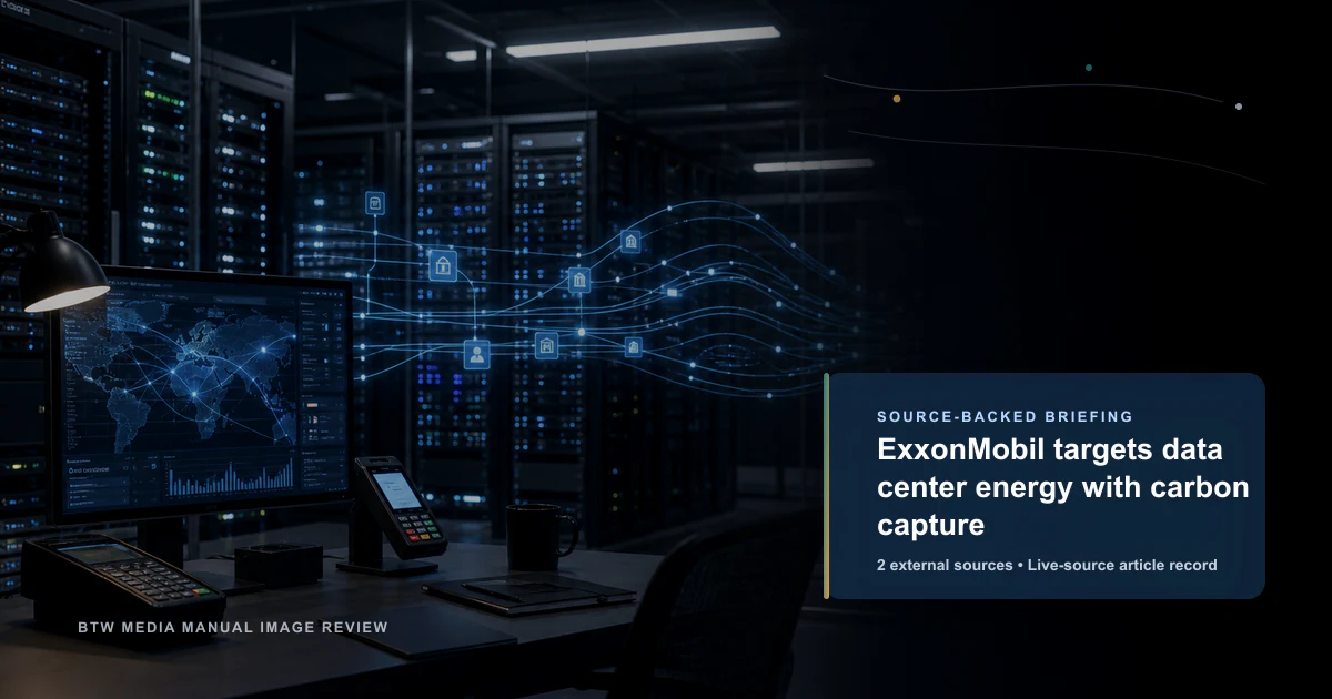 ExxonMobil cible l'énergie des centres de données avec le captage du carbone