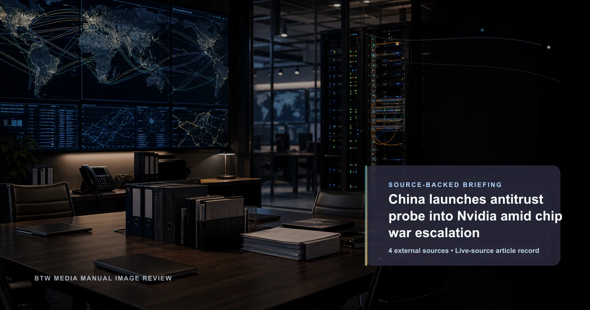 La Chine lance une enquête antitrust contre Nvidia dans l'escalade de la guerre des puces