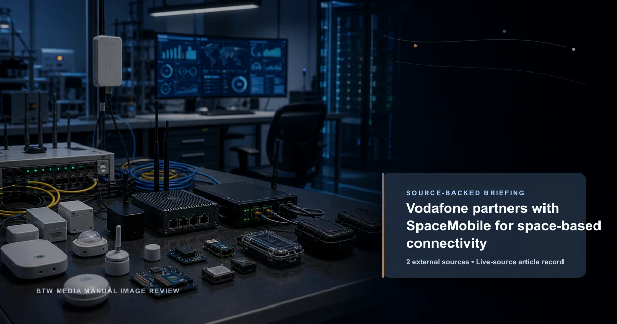 Vodafone s'associe à SpaceMobile pour une connectivité par satellite