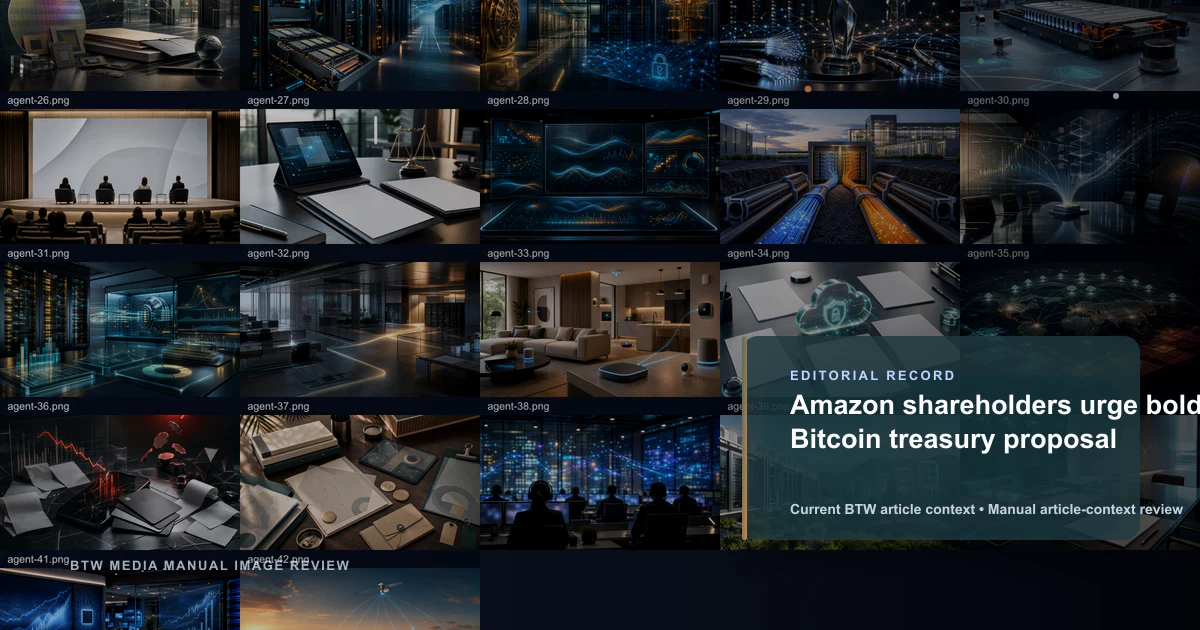 Los accionistas de Amazon instan a una audaz propuesta de tesorería de Bitcoin