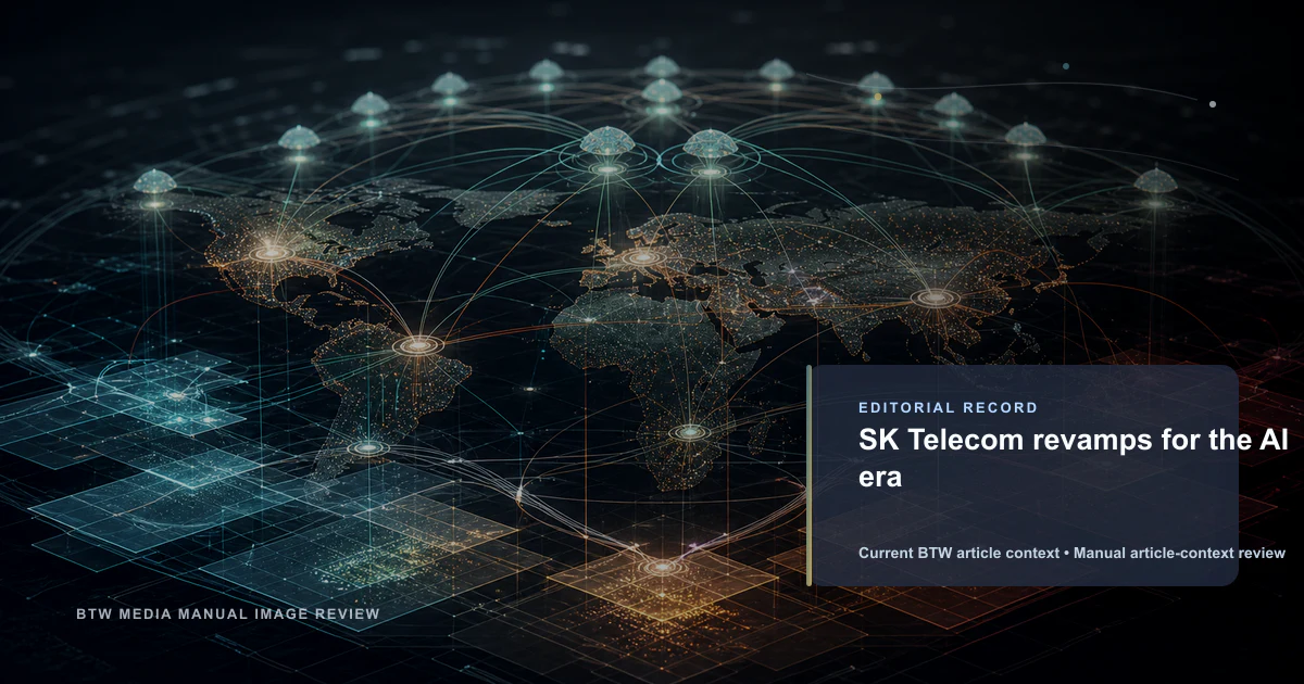 SK Telecom se réorganise pour l'ère de l'IA