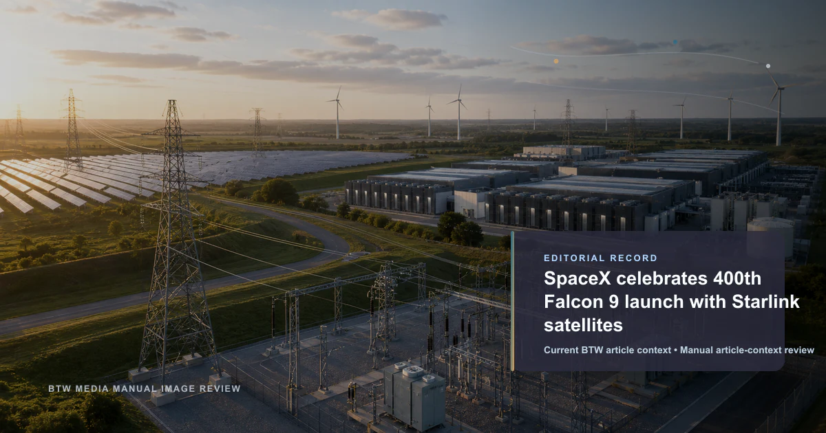 SpaceX celebrates 400th Falcon 9 launch with Starlink satellites reviewed editorial briefing visual