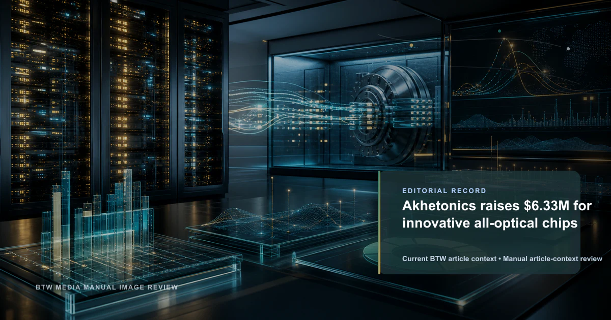 Akhetonics raises $6.33M for innovative all-optical chips
