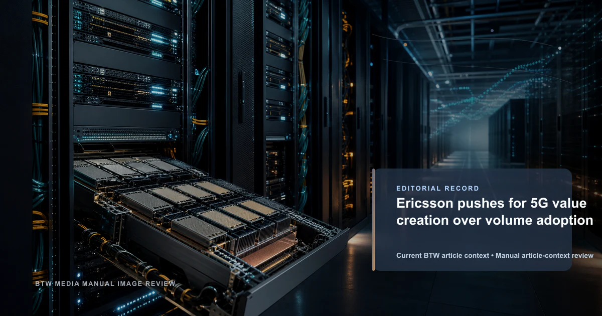 Ericsson pousse à la création de valeur de la 5G plutôt qu'à l'adoption de volume