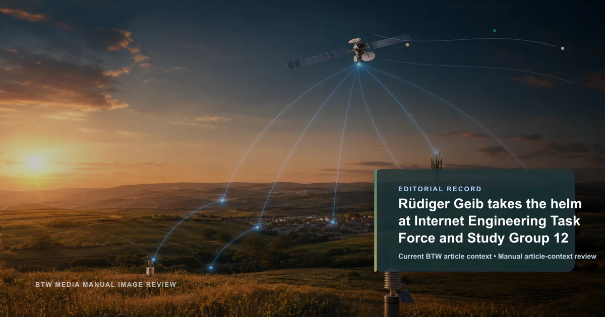 Rüdiger Geib prend les rênes de l'Internet Engineering Task Force et du Groupe d'étude 12