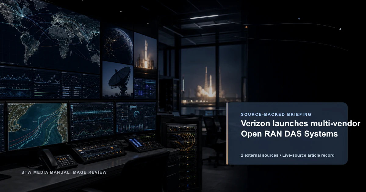 Verizon lance un système DAS RAN ouvert multi-fournisseurs