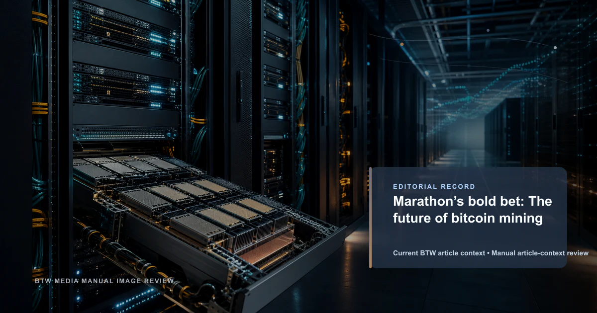 Le pari audacieux de Marathon : l'avenir du minage de Bitcoin